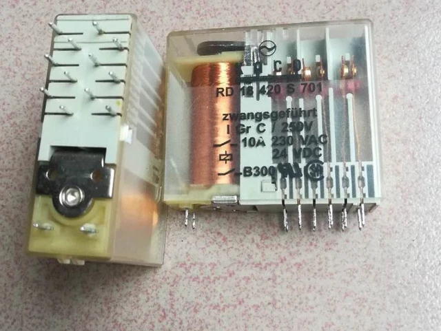 1pc HENGSTLER HOZ-472-1027 Power Relay 22VDC 16Pin 6A 230/240VAC