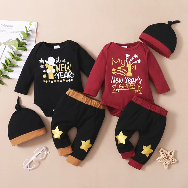 3 pz abito festa romper top pantaloni cappelli set vestiti