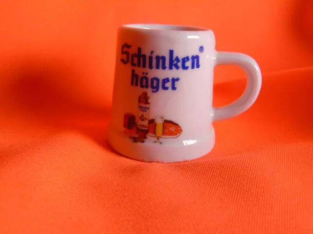 SCHINKEN HAGER GERMANY Collectible Miniature Beer Stein Mug
