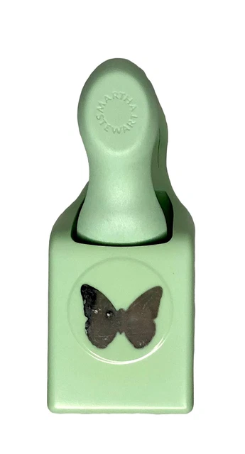 Libro de recortes clásico Martha Stewart mariposa verde punzón proyectos de arte artesanal