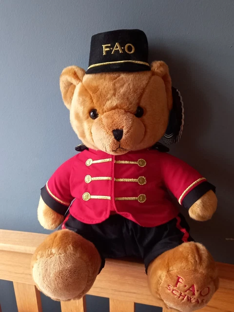FAO SCHWARZ TEDDY Bear Soldier Plush Teddy Bear. BNWT £30.00 - PicClick UK