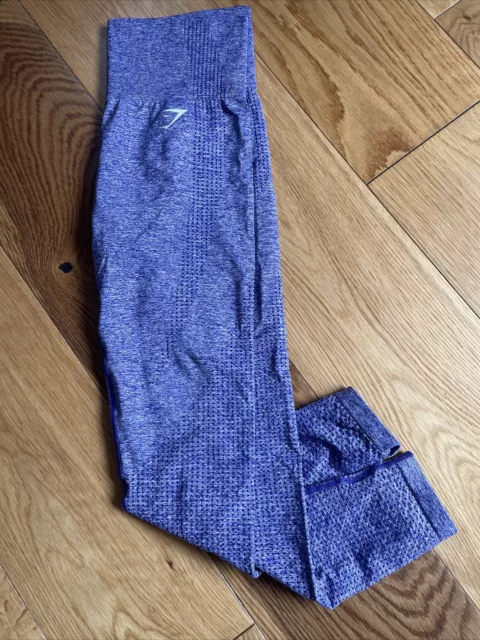 Gymshark Vital Seamless Leggings Indigo Marl,Size xs