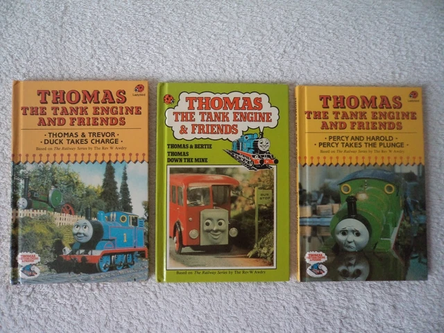 3 VINTAGE 80S Ladybird Thomas The Tank Engine & Friends Books Series ...