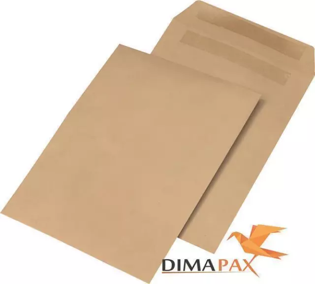 Versandtaschen DIN B4 250 X 353 Briefumschläge selbstklebend Taschen Brief braun