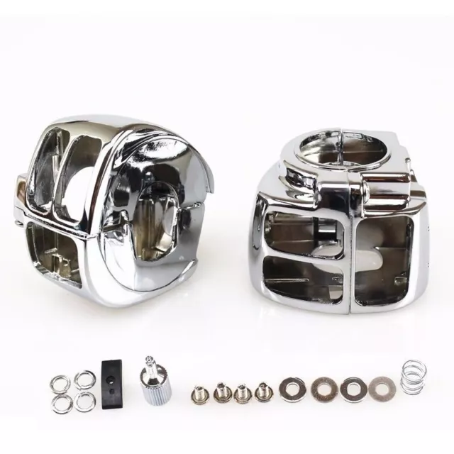 Fit For Harley Dyna/Softail/V-Rod/Touring 2009-2013 Chrome Switch Housing Cover