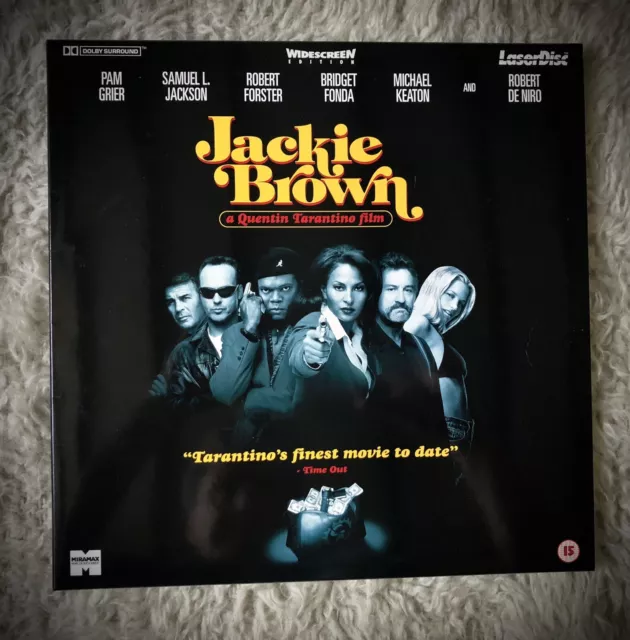 Jackie Brown - Pam Grier - Widescreen - Tarantino LASERDISC PAL - Dolby Surround