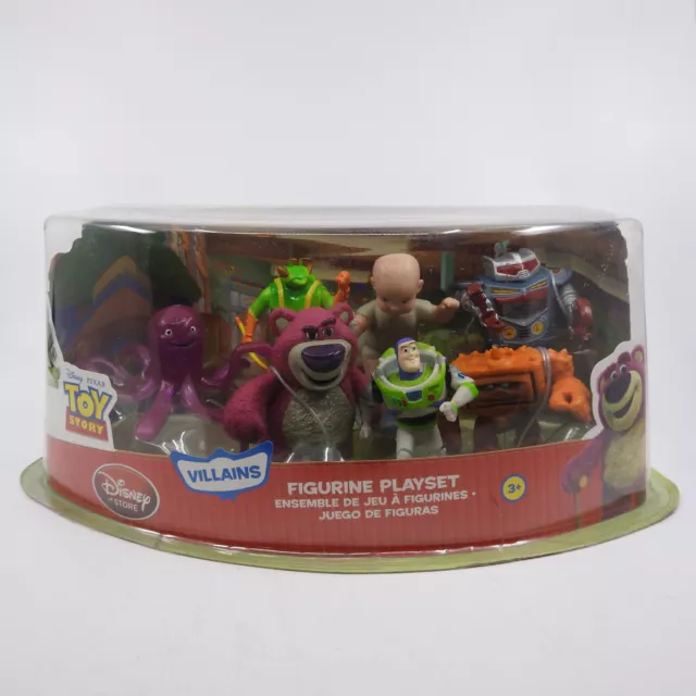 Toy Story Villains Figurine Playset Disney Store Pixar Lotso Bear Buzz Lightyear