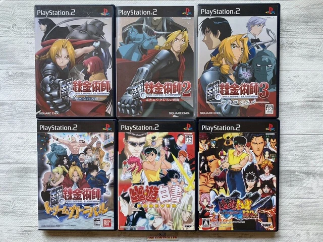 SONY PS2 Hagane no Renkinjutsushi 1 2 3 Dream carnival Yu Yu Hakusho from Japan