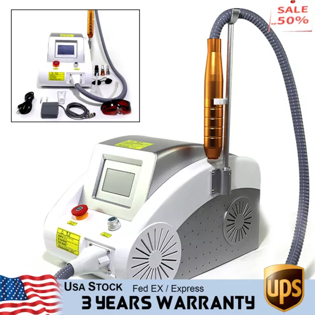 Picosecond Laser Tattoo Removal Machine Pigment Pico Skin Rejuvenation Nd YAG