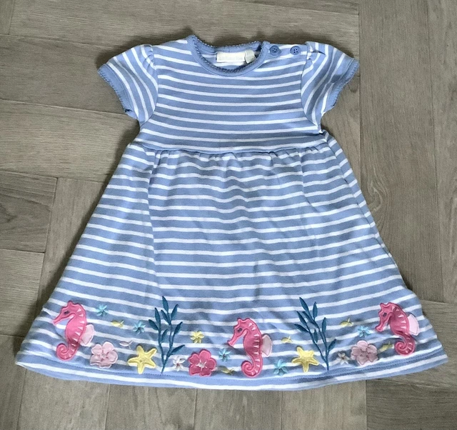 Bellissimo abito estivo per bambina JoJo Maman Bebe età 6-12 mesi