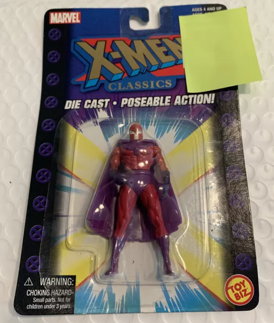 Marvel Comics X-Men Classics Magneto (2000) Toy Biz Die-Cast Poseable Mini Figu