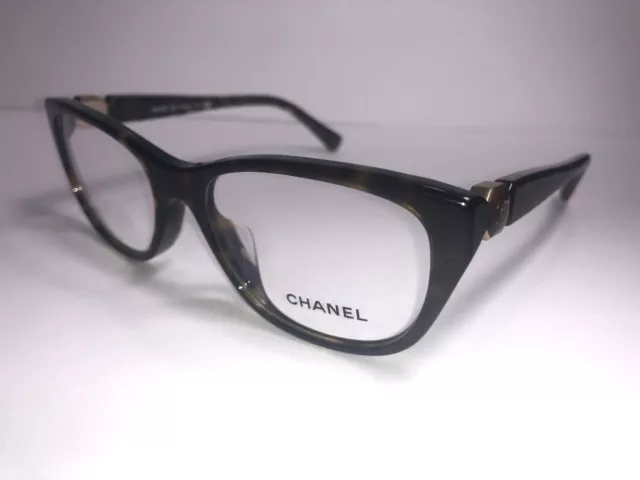 CHANEL EYEGLASS FRAMES 3285 c. 714 Dark Tortoise Women Glasses $599 Tiny  Scratch $299.95 - PicClick