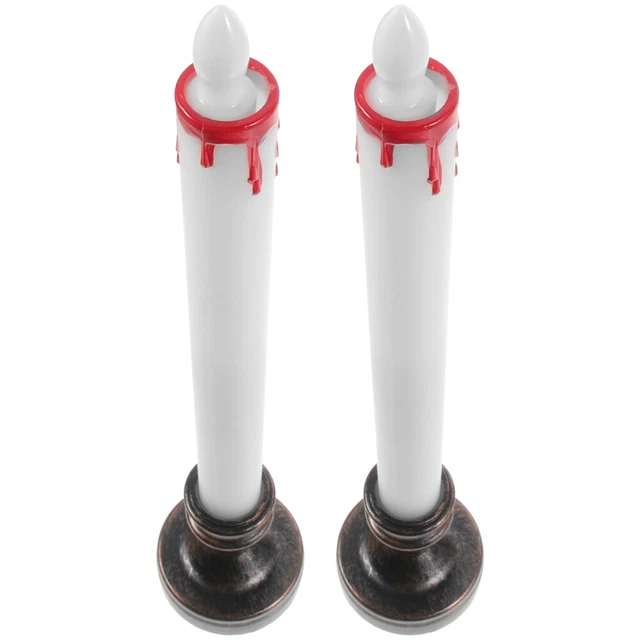 2 pz candele decorazioni candele alimentate a batteria per tavolo