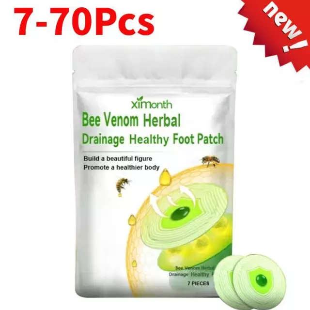 7-70Pcs Bee Slimming Foot Patches---50% OFF--