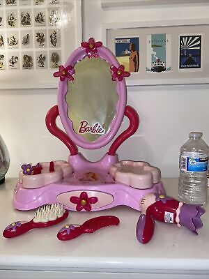 Barbie Maquillaje apósito Espejo Set Con Secador De Pelo Y Pinceles