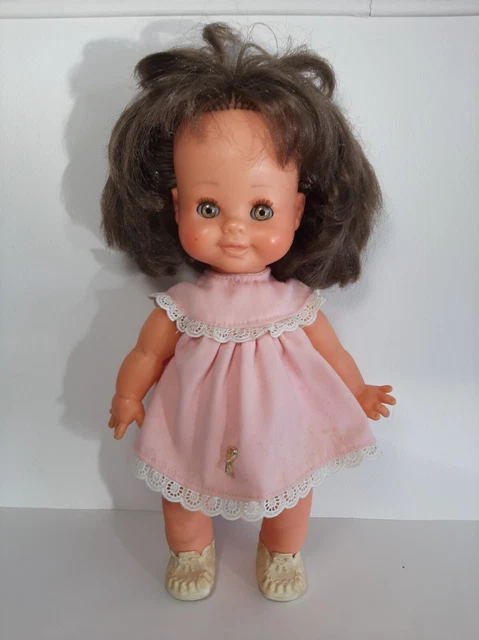 Poupée Raynal 'Lilou' - 1972 - 34 Cm - Avec Sa Robe D'origine - Occasion