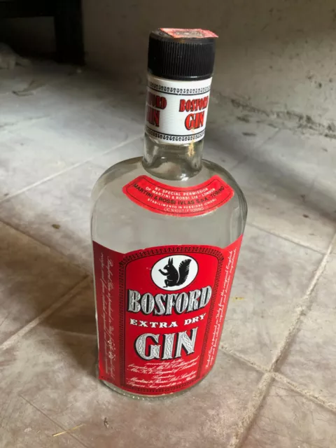 BOSFORD EXTRA DRY GIN - Bottiglia 750 ml - 40% - (primi anni '80)