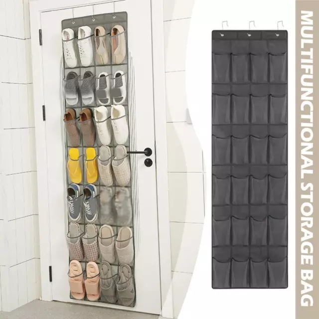 Over The Door Shoe Organizer Rack Hanging Storage Holder Closet Hanger [■