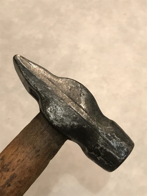 Petit Marteau Ancien - Outil Vintage Occasion, état Fonctionnel Avec Quelques Marques D'usure