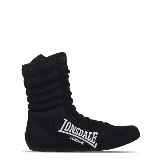 Lonsdale Contender Boxstiefel Herren schwarz Gr. UK 7 EUR 41 (Ref34)