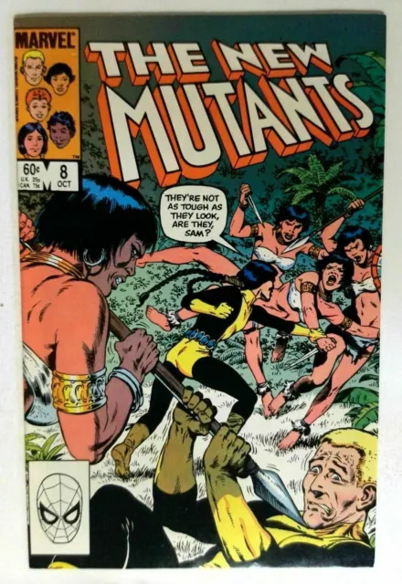 New Mutants #8 Marvel 1983 VF/NM Bronze Age Comic Book 1st Print CB