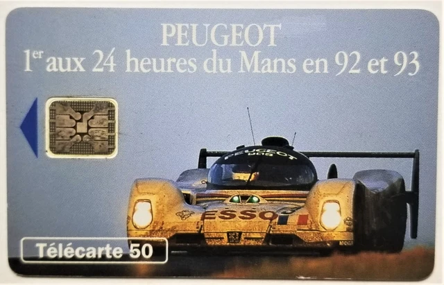 Card Telephone - Peugeor - 1er Aux 24 Heures Du Mans IN 92