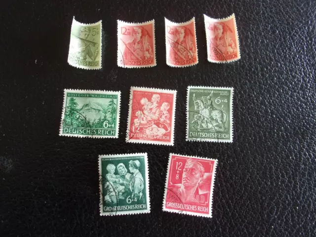 ALLEMAGNE - timbre yvert/tellier n° 772 x3 770 773 776 779 787 820 obl (A68)