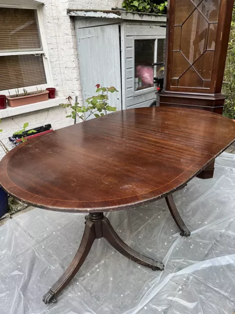 Antique folding dining table