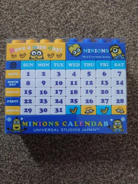 DISNEY MINION BLOCK Calendar 2024 $56.99 - PicClick