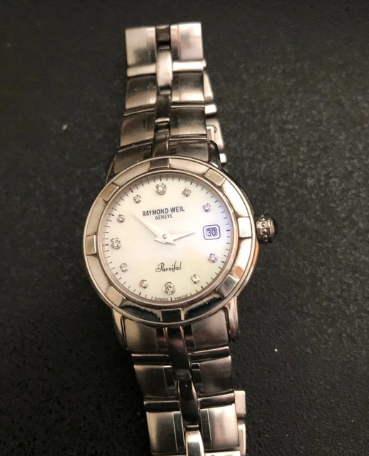 Raymond Weil Women's Vintage Geneve Parsifal With Diamonds, Case & Papers Watch Raymond Weil Women's Vintage Geneve Parsifal With Diamonds, Case & Papers Watch