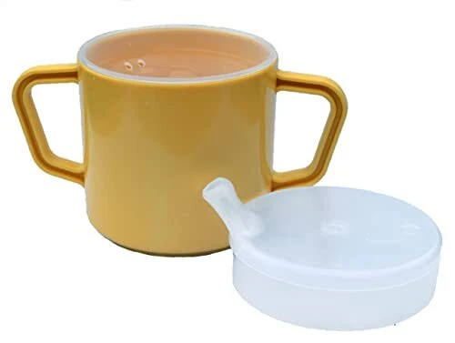 Taza de beber/vaso/taza/bebida Henleys taza de 260 ml para adultos discapacitados. Easy Gri...