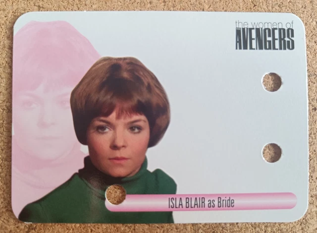 Women of the Avengers Unsigned Isla Blair PROOF Autograph card WAIB Unstoppable