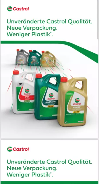 Castrol Edge Fluid Titanium 5 L Liter 5W-30 Ll Motor-Öl Premium Motoren-Öl 2