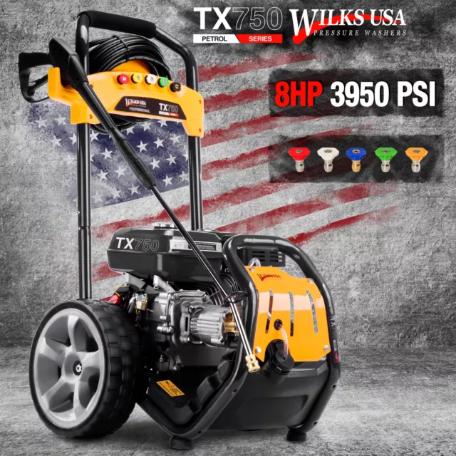 Wilks genuine usa tx750i petrol pressure washer discount