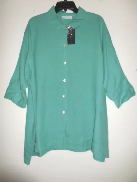 Bryn Walker Fairywren Light Weight Linen Gordon Shirt Tunic Sz XS NWT $158