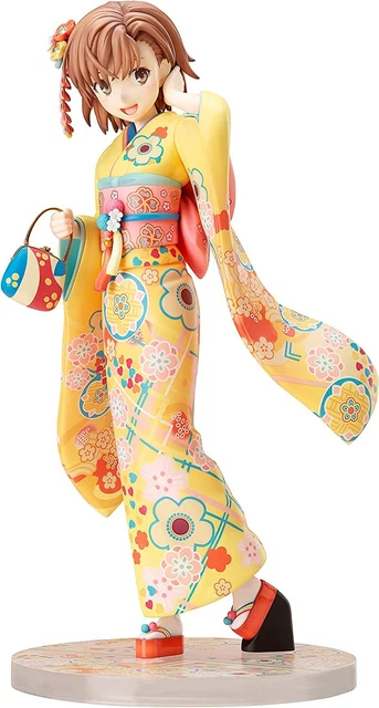 A Certain Scientific Railgun Mikoto Misaka Long-sleeved Kimono Figure AMU-FNX259