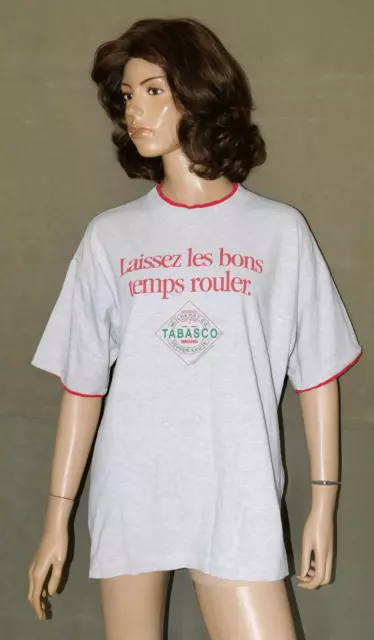 Vintage Tabasco New Orleans Shirt, L, Laissez Les Bon Temps Rouler, Good Times