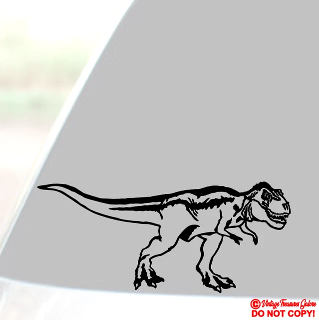 TYRANNOSAURUS REX VINYL Decal Sticker Car Window Wall Bumper Dinosaur T