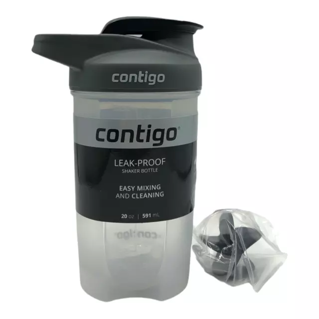 Contigo Leak Proof Shaker Bottle 20 oz. Easy Mix And Clean