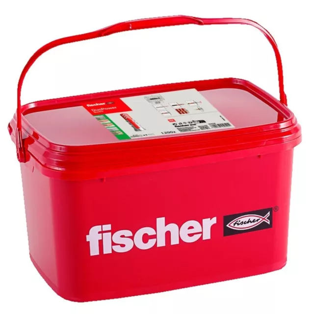 Fischer tedesco DuoPower 564116 (VE1200) tasselli multiuso grigi plastica