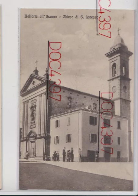 Belforte All'isauro Pesaro Chiesa Animata Fpv 1934 Bella