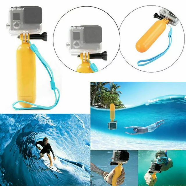 Pole Floating Monopod Grip Rod Buoyancy Hand Stick For GoPro Hero 2 3 3+ 4