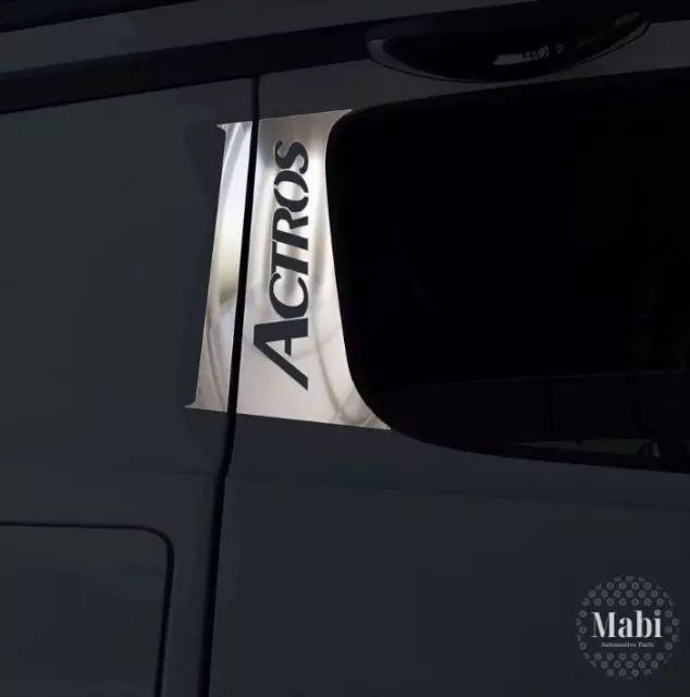 Para Mercedes Actros MP4/MP5 Cromo Puerta Pilar 4 Piezas