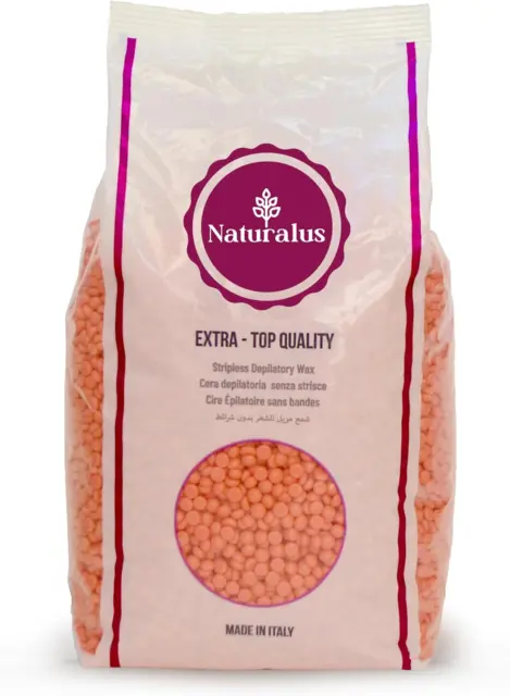 Naturalus Perle Di Cera Brasiliana Rosa Professionale Ceretta 1 Kg Cera Depilato