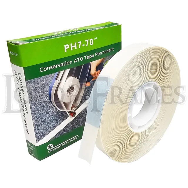 12MM X 30M ATG Tape PH7-70 Neutral Acid Free Conservation Permanent Double  Sided £10.99 - PicClick UK