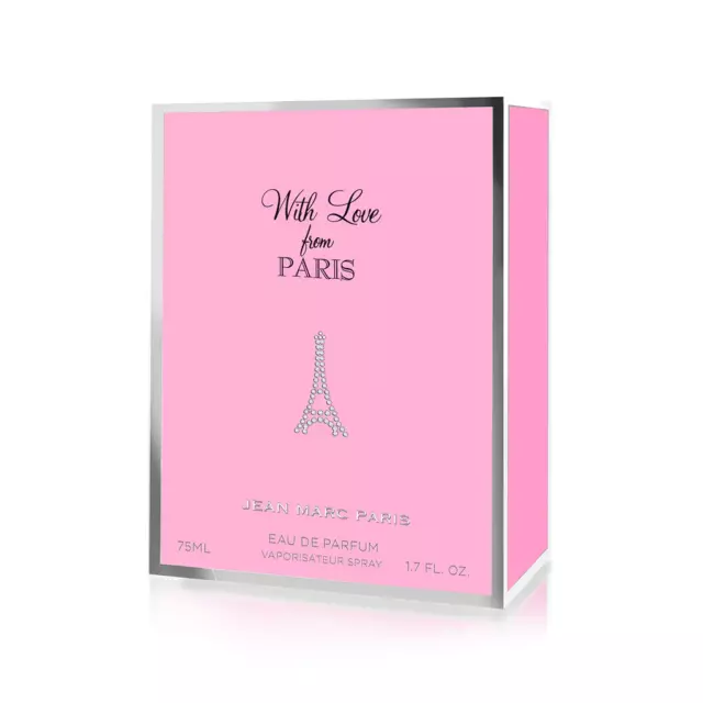Jean Marc Paris With Love From Paris Eau de Parfum Spray 1.7 oz Brand New in Box