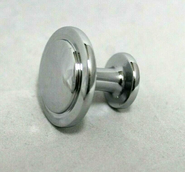 Cabinet Knob  7 PACK Satin Nickel Kitchen Round Drawer Door Pull Handles Silver