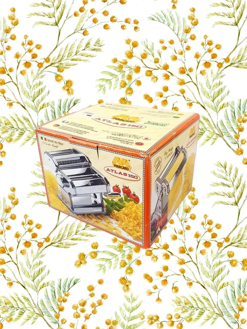 Marcato Atlas 150 Pasta Machine Fettucine Lasagne Tagliolini Made in Italy