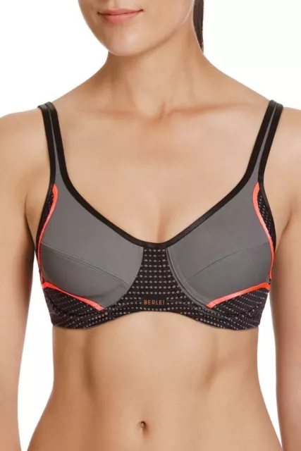 BERLEI ELECTRIFY SPORTS Bra Mesh Underwired High Impact YYN7 Brand