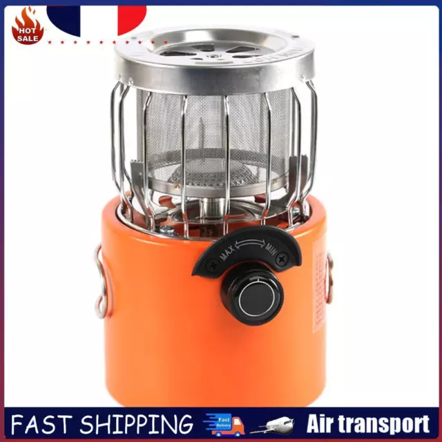 2 in 1 Tent Heaters Multi-Function 2000W Outdoor Gas Heater for Fishing Hiking F